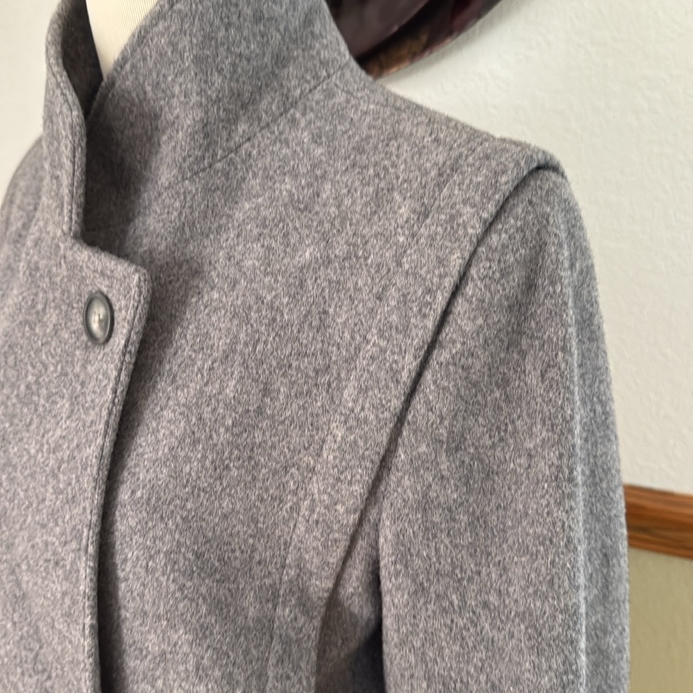 Vintage Fashionbilt Gray Wool Coat size 8 - Picture 3 of 13